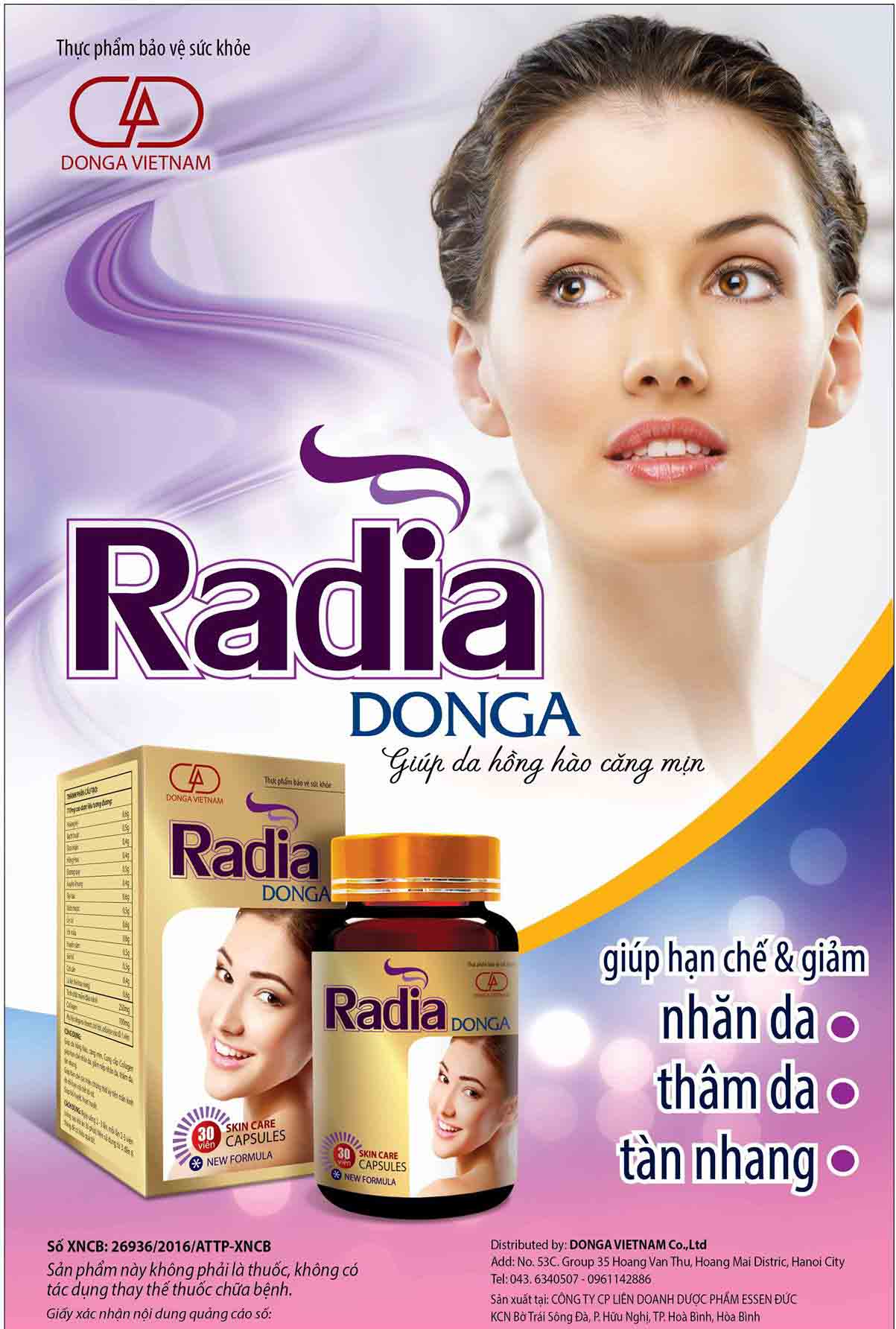 Radia Dong A - cân bằng nội tiết tố nữ